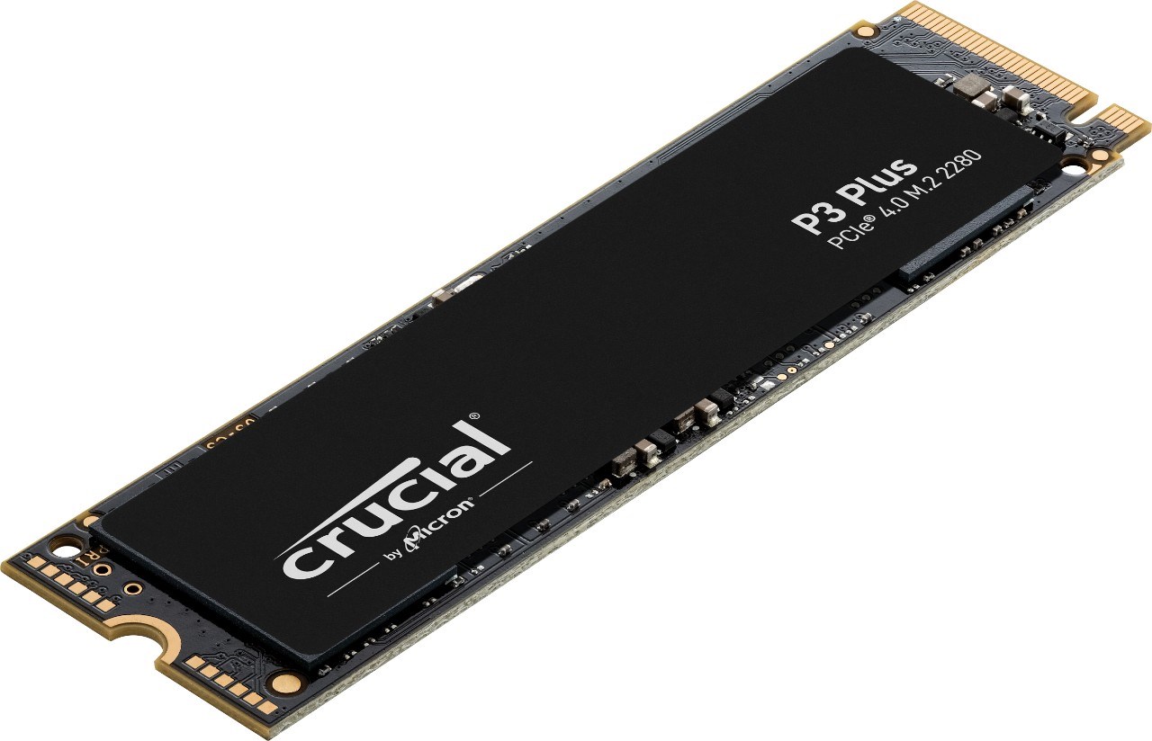 Crucial P3 Plus 1TB SSD, M.2-2280, PCIe Gen4 x4 NVMe, Internal