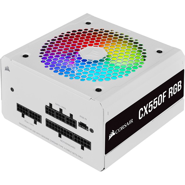 550W Corsair CX550F RGB Modular 80 Plus Bronze PSU