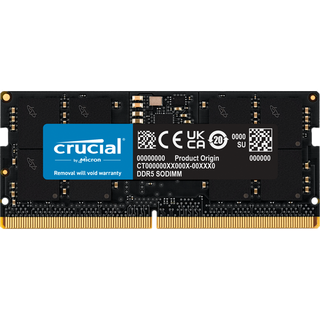 Crucial 16GB (1x16GB) 4800MT/s DDR5 Memory
