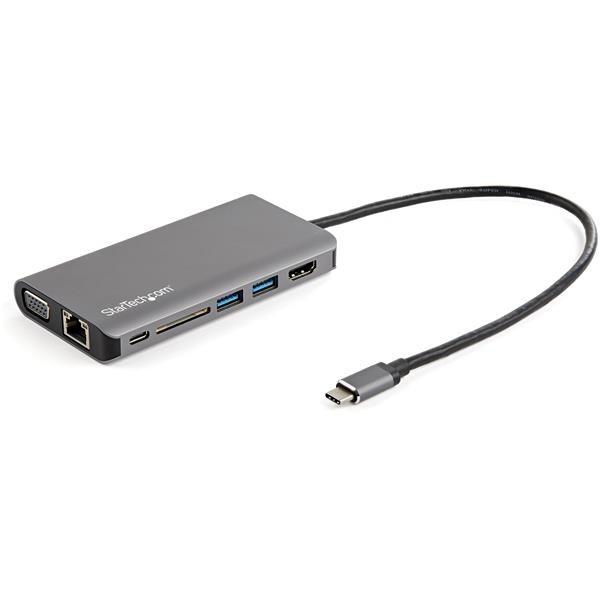 StarTech.com USB-C Mini Travel Dock with HDMI or VGA