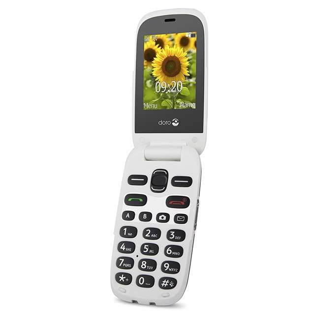 Doro Easy 6030 (2.4 inch) Mobile Phone (Graphite, White)