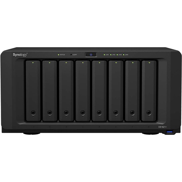 Synology DiskStation DS1821+ 8-Bay Desktop NAS Enclosure