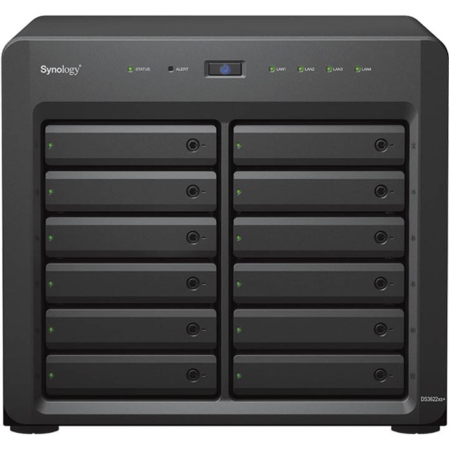 Synology DiskStation DS3622xs+ 12-Bay Desktop NAS Enclosure