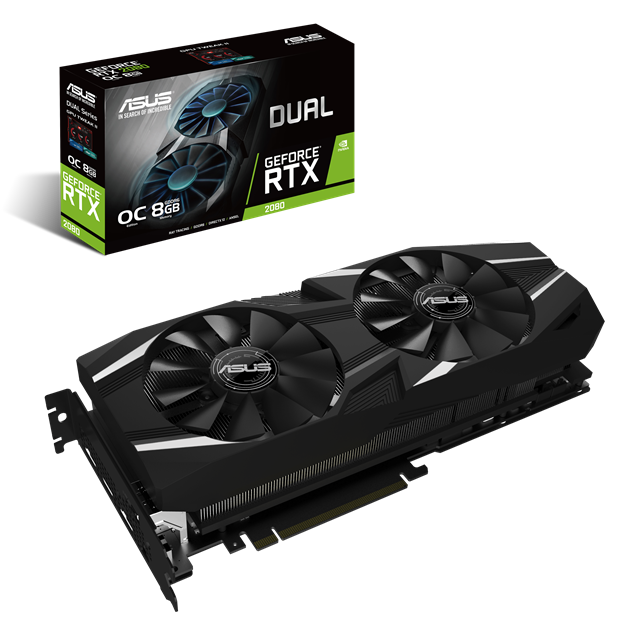 ASUS GeForce RTX 2080 Dual OC 8GB Graphics Card