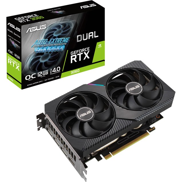 ASUS GeForce RTX 3060 Dual OC 12GB GDDR6 Graphics Card