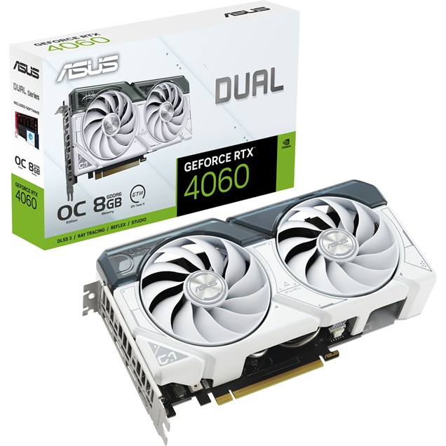 ASUS GeForce RTX 4060 Dual OC 8GB GDDR6 Graphics Card