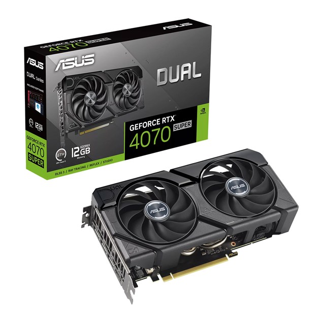 ASUS GeForce RTX 4070 SUPER Dual Evo 12GB GDDR6X Graphics Card