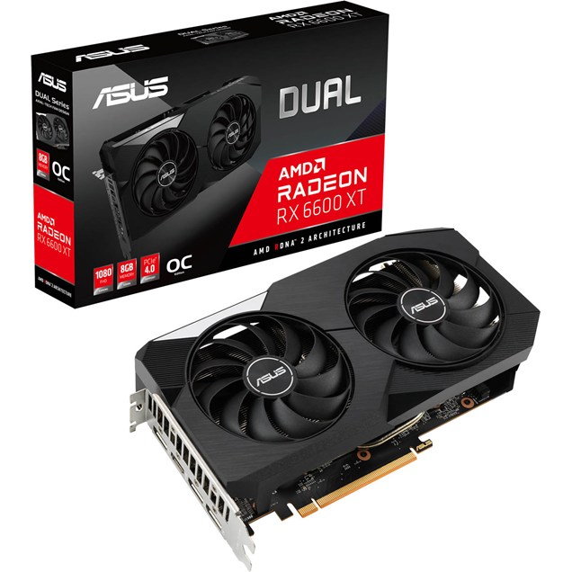 ASUS Radeon RX 6600 XT Dual OC 8GB Graphics Card