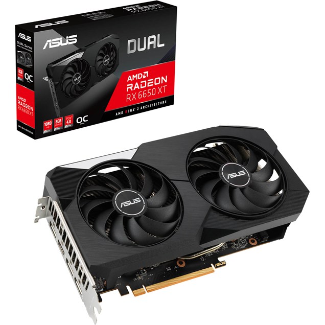 ASUS Radeon RX 6650 XT Dual OC 8GB Graphics Card