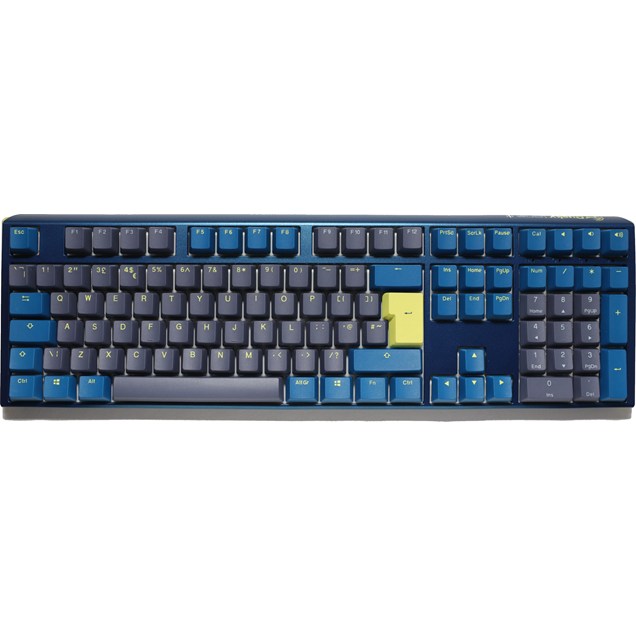 Ducky One 3 Daybreak Keyboard, UK, Full Size, RGB LED, Cherry MX Clear