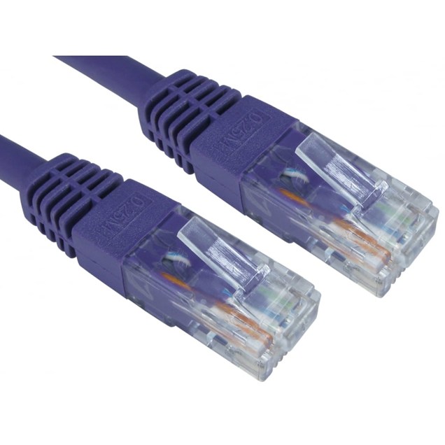 Cables Direct 0.5m CAT6 Patch Cable (Violet)