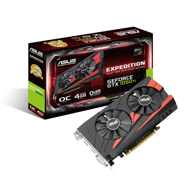 ASUS GeForce GTX 1050 Ti Expedition OC 4GB Graphics Card