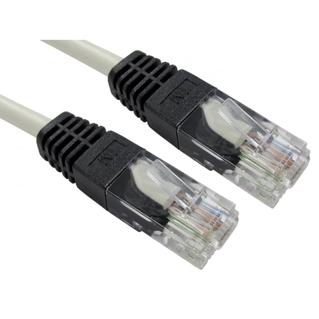 Cables Direct 1m CAT6 Crossover Cable (Grey)