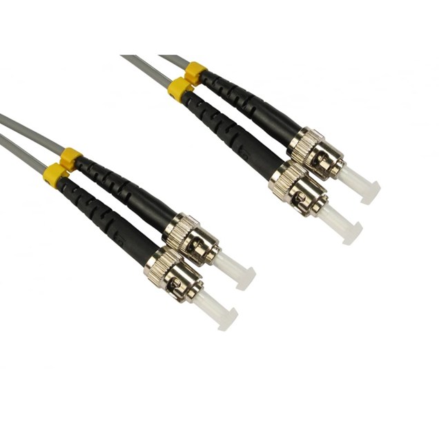 Cables Direct 3m OM1 Fibre Optic Cable, ST - ST (Multi-Mode)