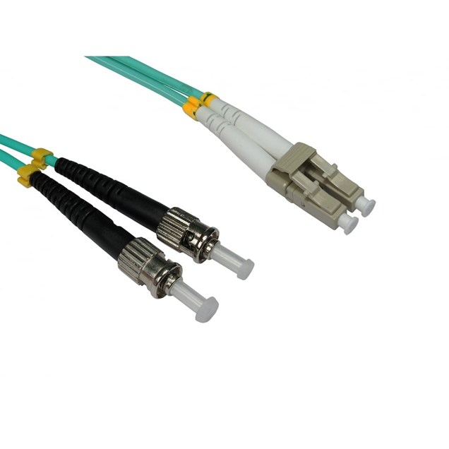 Cables Direct 10m OM3 Fibre Optic Cable, LC-ST (Multi-Mode)