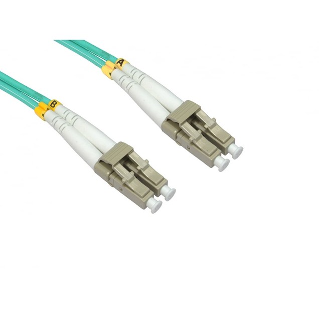 Cables Direct 1m OM4 Fibre Optic Cable, LC-LC (Multi-Mode)