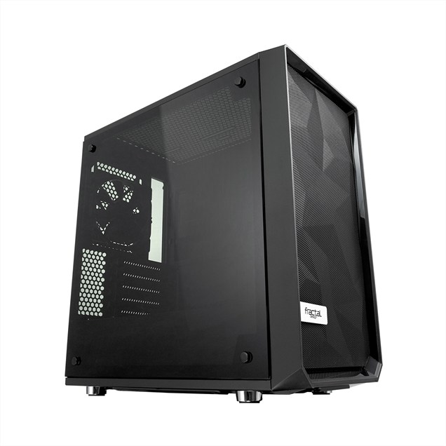 Fractal Design Meshify C Mini Dark TG Mid Tower Case - Black 