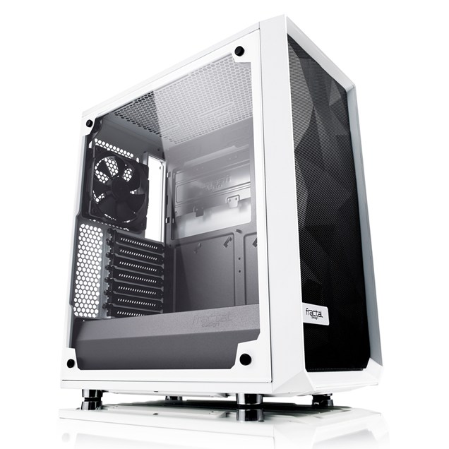 Fractal Meshify C TG Mid Tower Gaming Case - White 