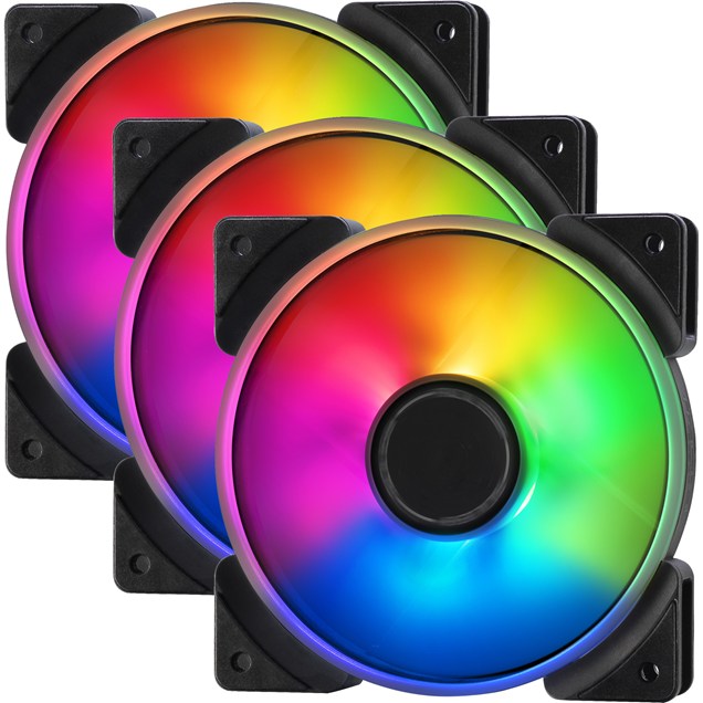 Fractal Design Prisma AL-12 120mm ARGB Chassis Fans (3-Pack)