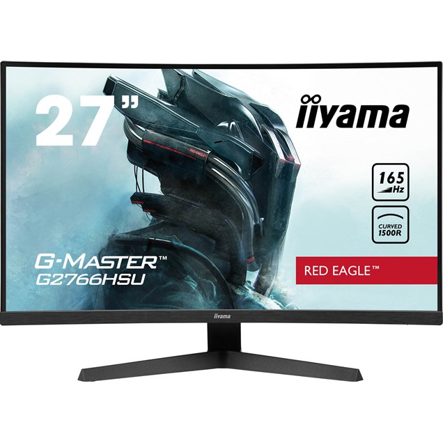 iiyama G-Master G2766HSU Red Eagle 27" Full HD Curved Gaming Monitor - VA, 165Hz