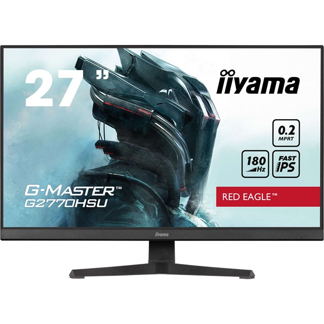 iiyama G-Master G2770HSU Red Eagle 27" Full HD Gaming Monitor - IPS, 180Hz, HDMI