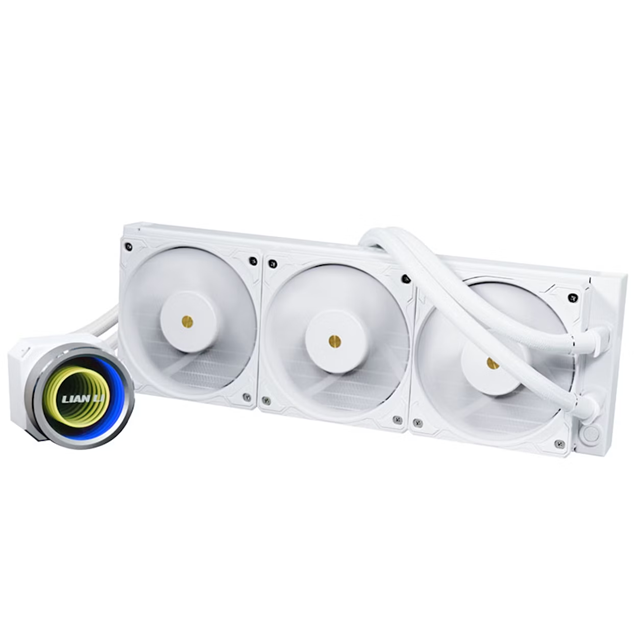 Lian Li Galahad II Trinity Performance 360mm AIO Liquid CPU Cooler in White