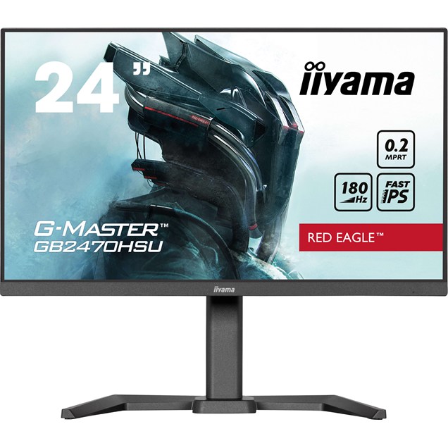 iiyama G-Master GB2470HSU Red Eagle 24" Full HD Gaming Monitor - IPS, 180Hz, DP