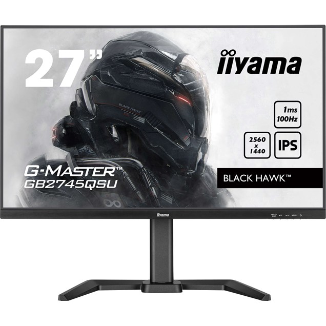 iiyama G-Master GB2745QSU 27" 1440p (QHD) Gaming Monitor - IPS, 100Hz, 1ms, HDMI