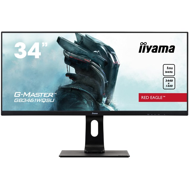 iiyama Red Eagle G-MASTER GB3461WQSU 34 inch IPS 1ms Gaming Monitor, 1ms, HDMI