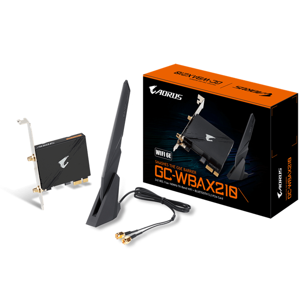 Gigabyte WBAX210 2400Mbps Wi-Fi 6E Adapter 