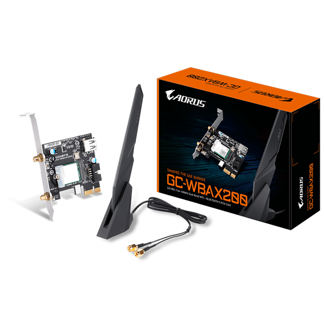 Gigabyte WBAX200 2400Mbps Wi-Fi 6 Adapter 