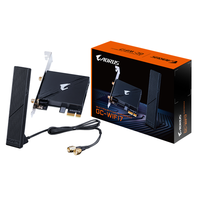 Gigabyte GC-WIFI7 5800Mbps Wi-Fi 7 PCIe Adapter 
