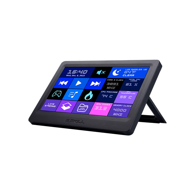 G.Skill WigiDash 7-inch Touch Panel Widget Dashboard