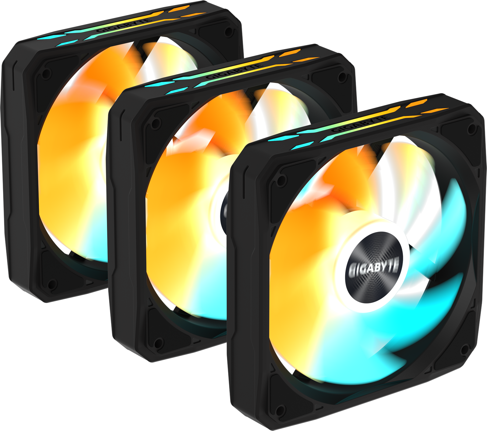 Gigabyte EZ CHAIN FAN 120 Triple Pack 120mm Case Fans in Black - CCL ...