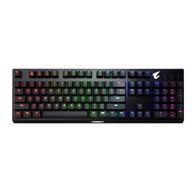 Gigabyte AORUS K9 Optical-Mechanical USB Gaming Keyboard with Flaretech Red Switches, RGB