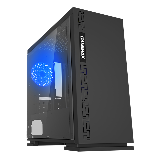 GameMax Expedition Mid Tower Gaming Case - Black USB 3.0