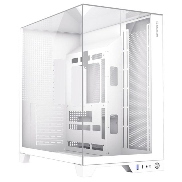 GameMax Infinity Plus Mid Tower Gaming Case - White 