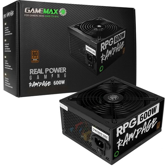 600W GameMax RPG Rampage 80 Plus Bronze PSU