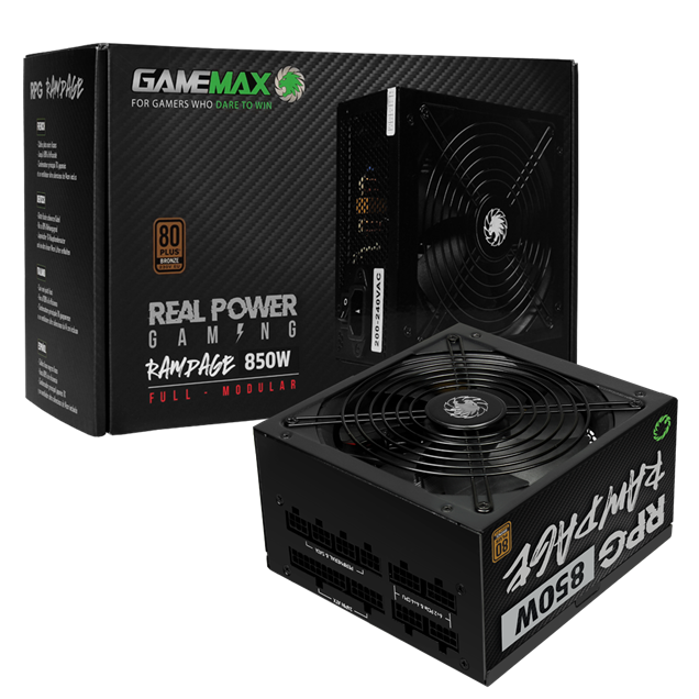 850W GameMax RPG Rampage Modular 80 Plus Bronze PSU