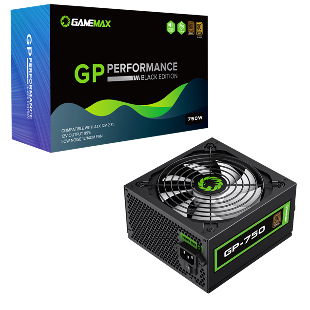 750W GameMax GP750 80 Plus Bronze PSU