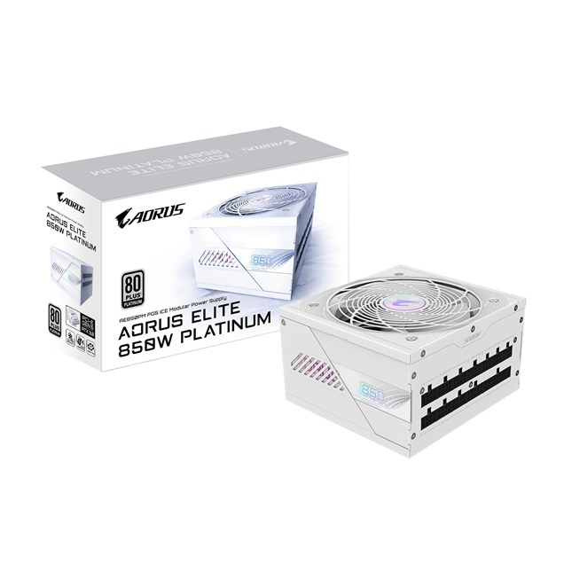 850W Gigabyte AORUS ELITE AE850PM PG5 ICE Modular 80 Plus Platinum PSU