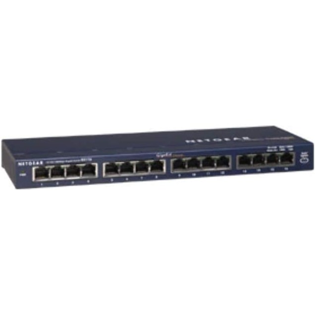 Netgear GS116 16-Port Gigabit Desktop Switch 