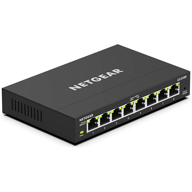 Netgear GS308E 8-Port Gigabit Desktop Switch 