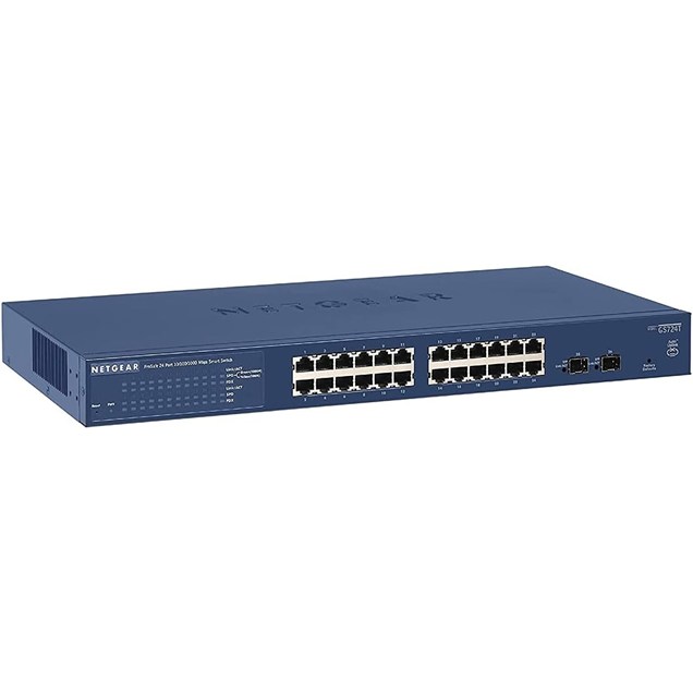 Netgear GS724Tv6 24-Port Gigabit Desktop Switch 