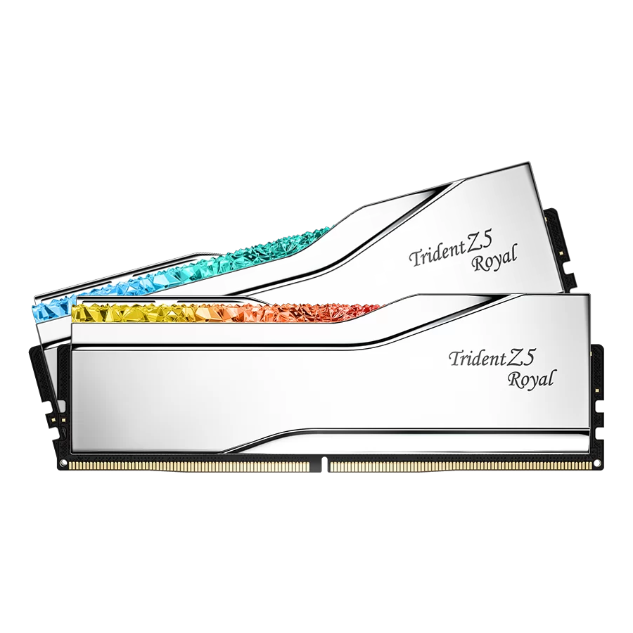G.Skill Trident Z5 Royal 32GB DDR5 Desktop Memory Kit in Silver, 2