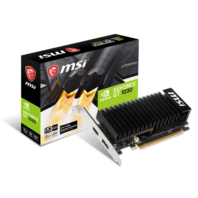MSI GeForce GT 1030 D4 2GB DDR4 Low Profile Graphics Card