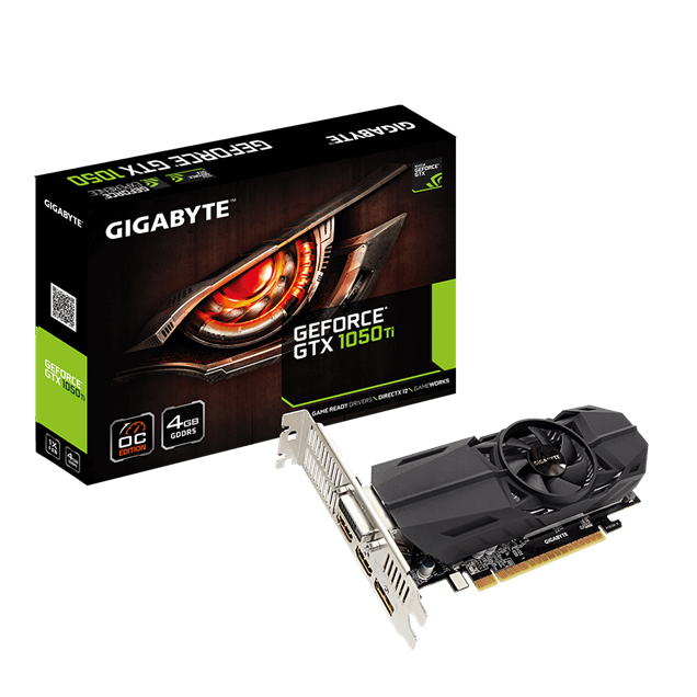 Gigabyte GeForce GTX 1050 Ti OC 4GB Graphics Card