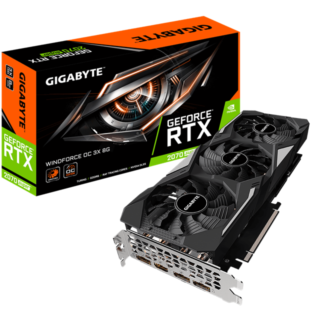 Gigabyte GeForce RTX 2070 SUPER Windforce OC 8GB Graphics Card
