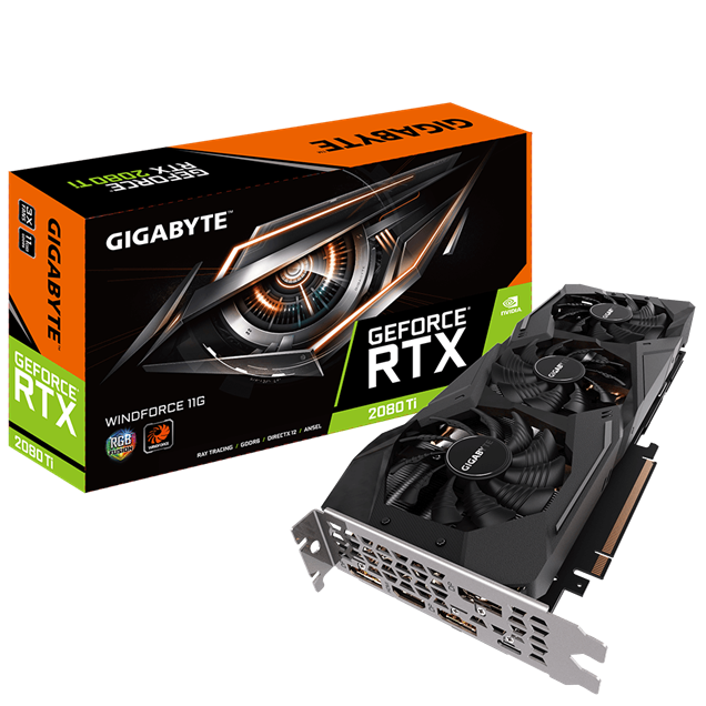 Gigabyte GeForce RTX 2080 Ti Windforce 11GB Graphics Card