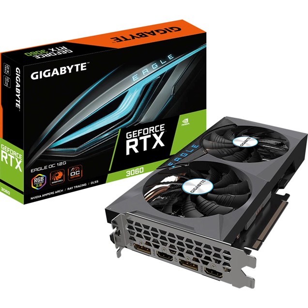 Gigabyte GeForce RTX 3060 EAGLE OC 12GB Graphics Card